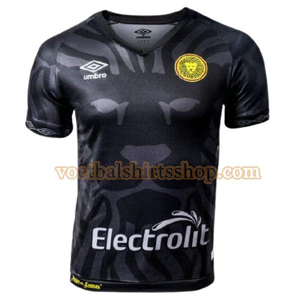 leones negros voetbalshirt uit 2021 2022 mannen thailand zwart