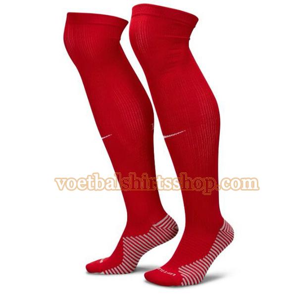 liverpool sokken thuis 2023 2024 mannen rood