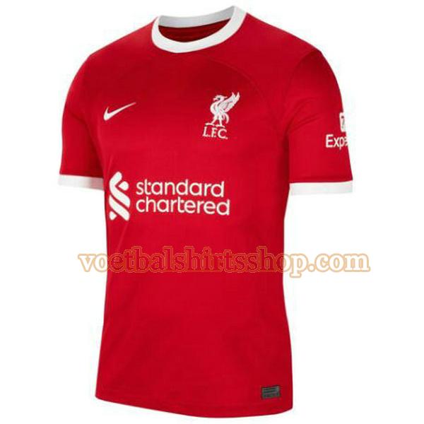 liverpool voetbalshirt thuis 2023 2024 mannen rood