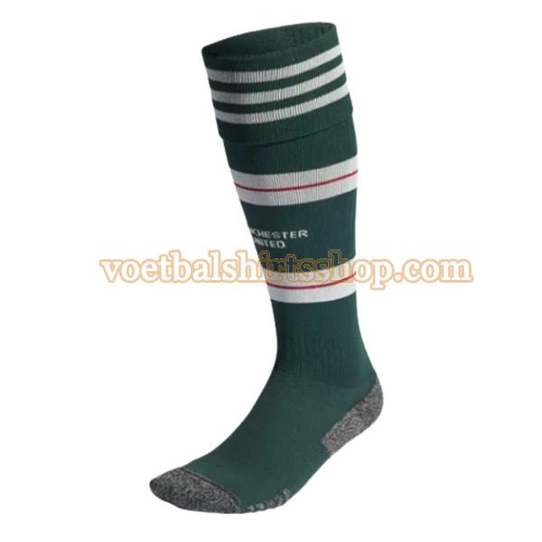 manchester united sokken uit 2023 2024 mannen groen