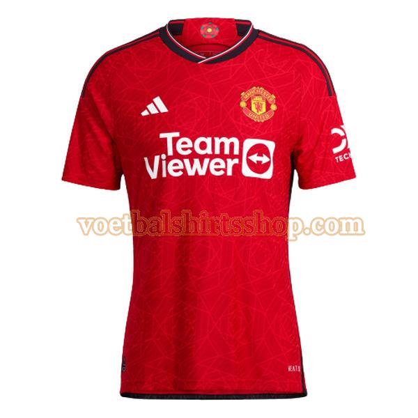 manchester united voetbalshirt thuis 2023 2024 mannen rood
