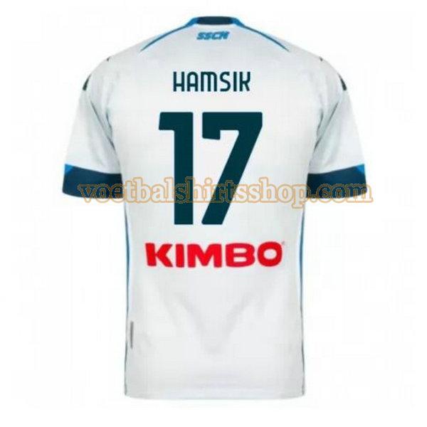 napoli voetbalshirt hamsik 17 uit 2020-2021 mannen