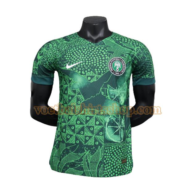 nigeria voetbalshirt special edition 2023 mannen player groen