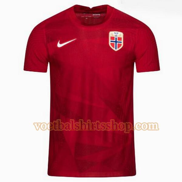noruega voetbalshirt thuis 2022 mannen rood