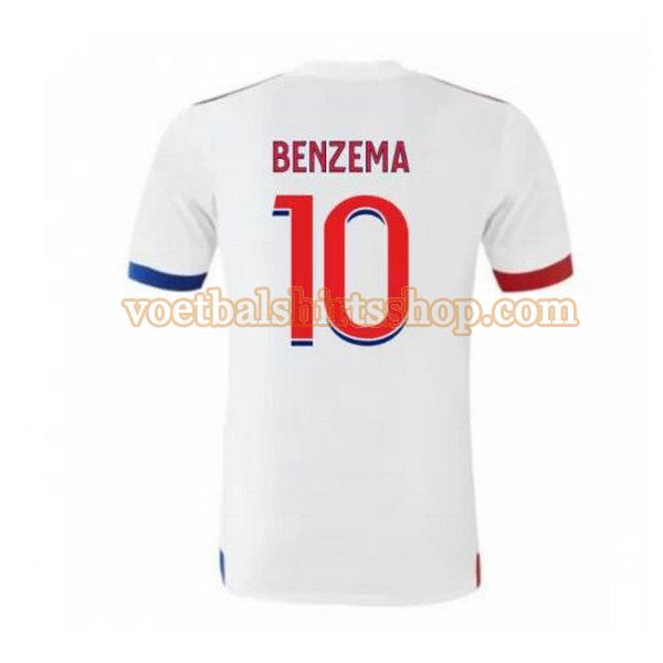 olympique lyon shirt benzema 10 thuis 2020-2021 mannen