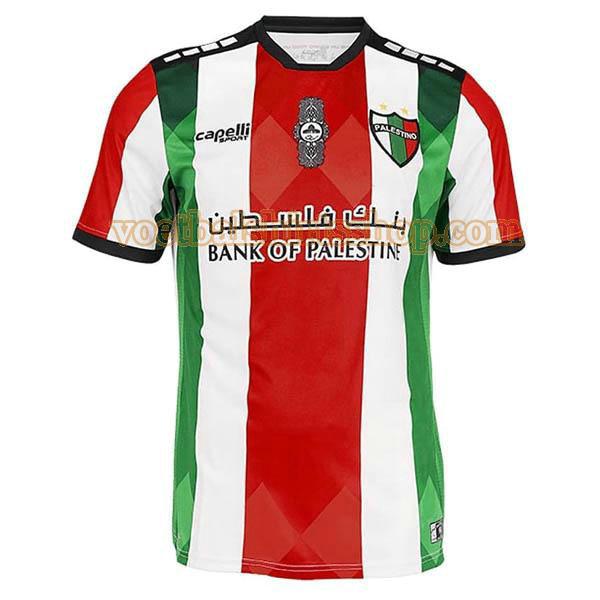 palestina shirt uit 2021 2022 mannen thailand wit rood groen