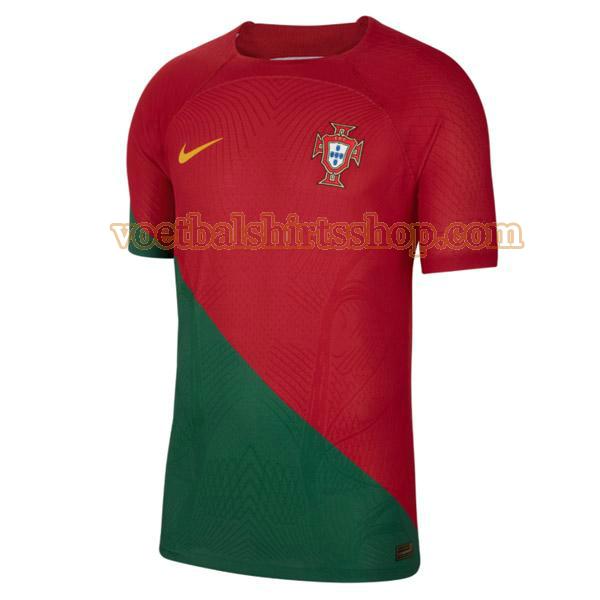 portugal voetbalshirt thuis 2022 mannen thailand rood groen