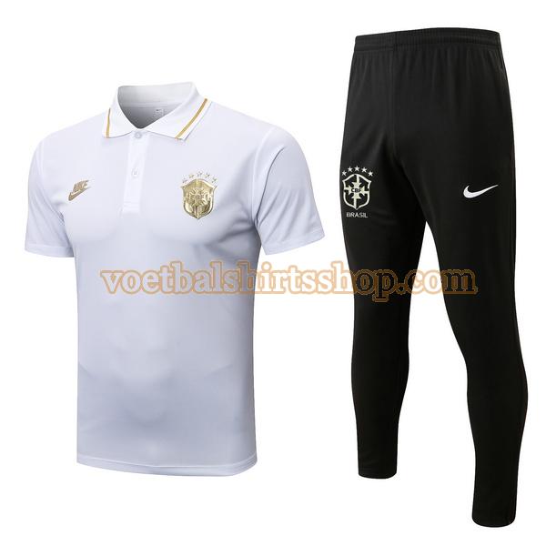 real madrid polo 2022 2023 mannen set wit