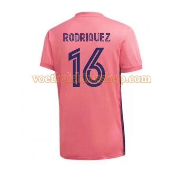 real madrid shirt rodriquez 16 uit 2020-2021 mannen