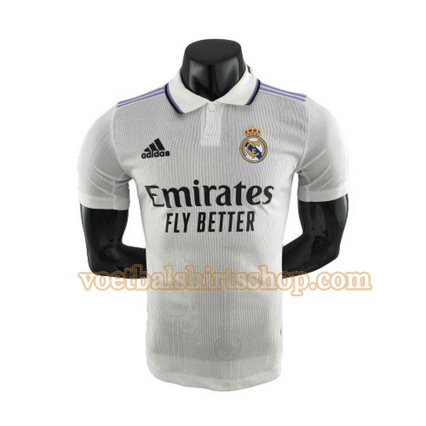 real madrid shirt thuis 2022 2023 mannen player wit