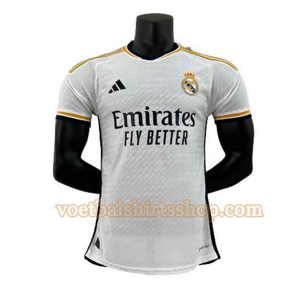 real madrid shirt thuis 2023 2024 mannen player wit