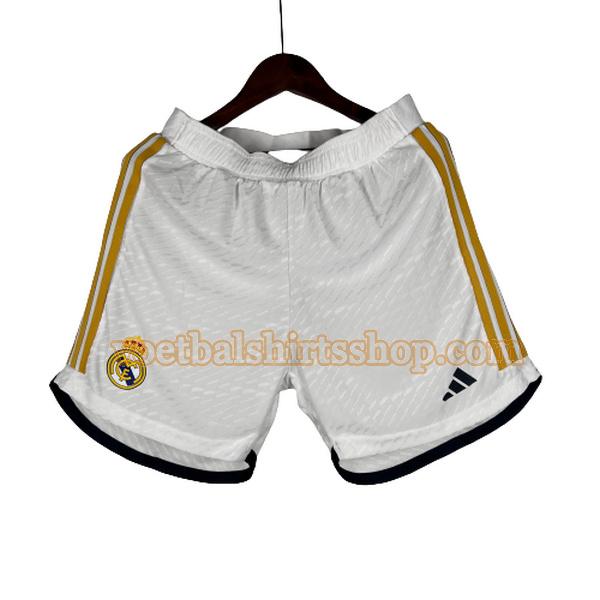 real madrid shorts thuis 2023 2024 mannen wit
