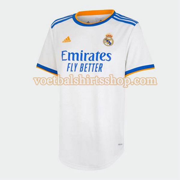 real madrid voetbalshirt thuis 2021 2022 dames wit