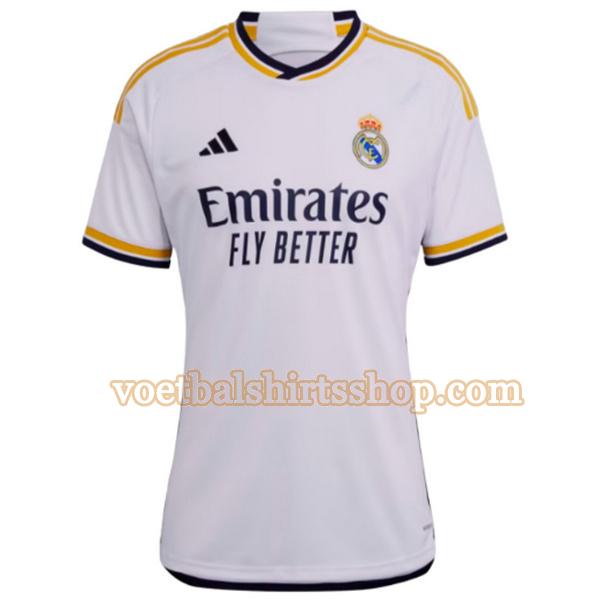real madrid voetbalshirt thuis 2023 2024 dames wit