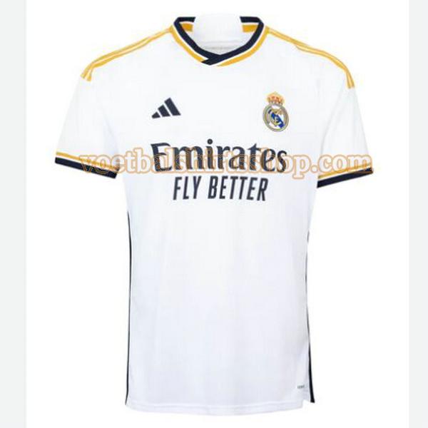 real madrid voetbalshirt thuis 2023 2024 mannen thailand wit