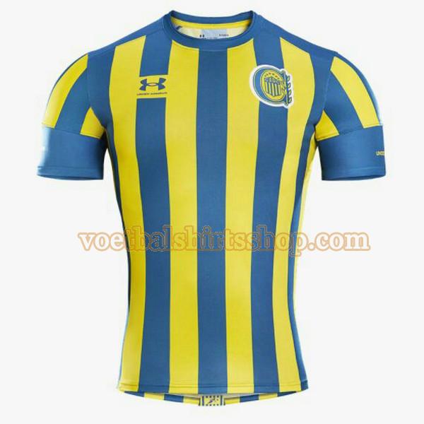 rosario central voetbalshirt thuis 2021 2022 mannen thailand geel blauw
