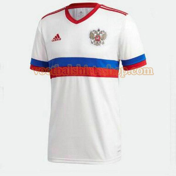 rusland voetbalshirt uit 2021 2022 mannen thailand wit