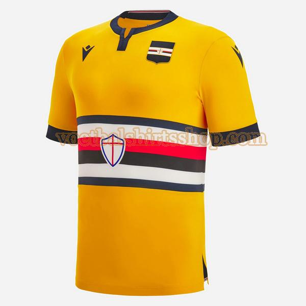 sampdoria voetbalshirt 3e 2022 2023 mannen geel