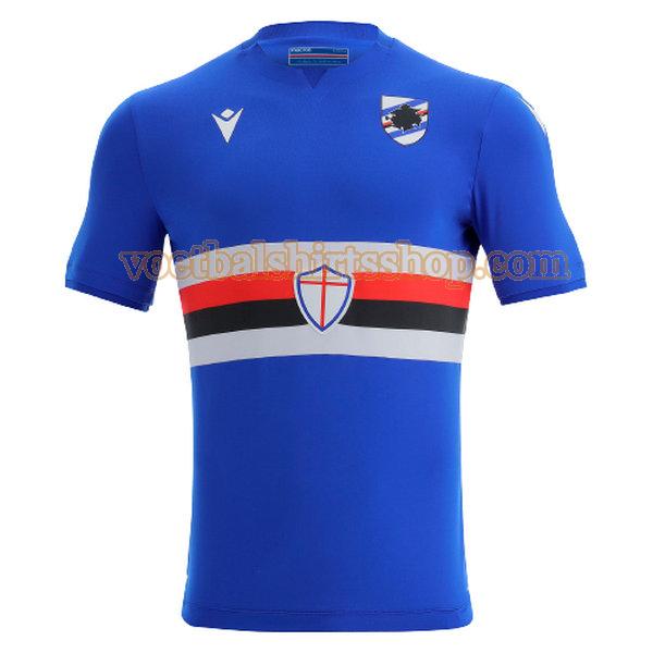 sampdoria voetbalshirt thuis 2021 2022 mannen thailand blauw