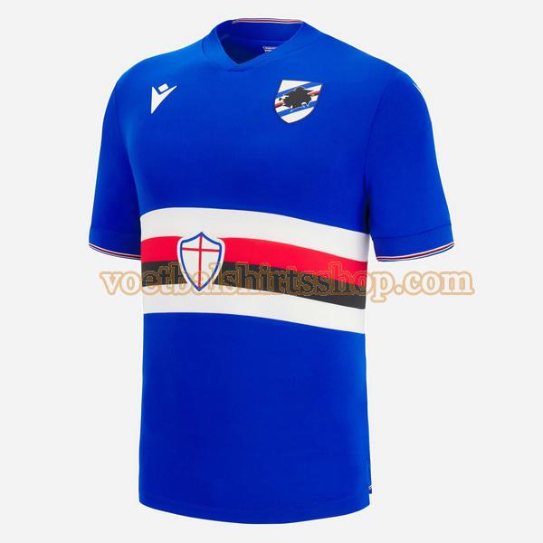 sampdoria voetbalshirt thuis 2022 2023 mannen blauw