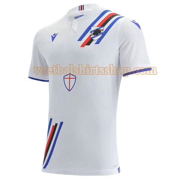 sampdoria voetbalshirt uit 2021 2022 mannen wit