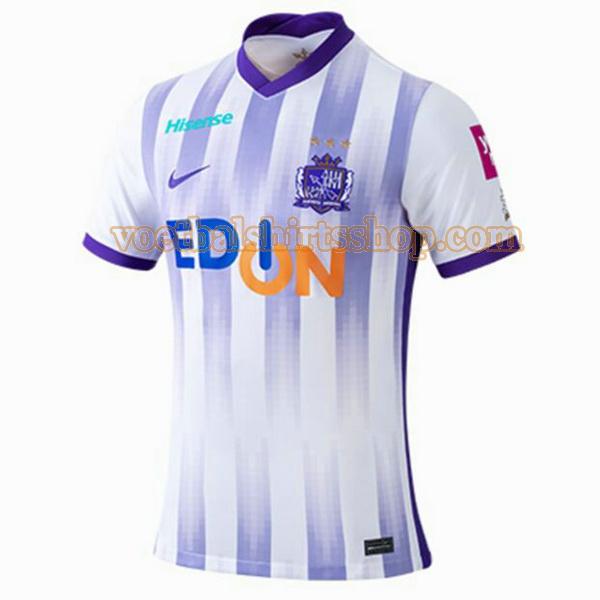 sanfrecce hiroshima voetbalshirt uit 2021 2022 mannen thailand wit