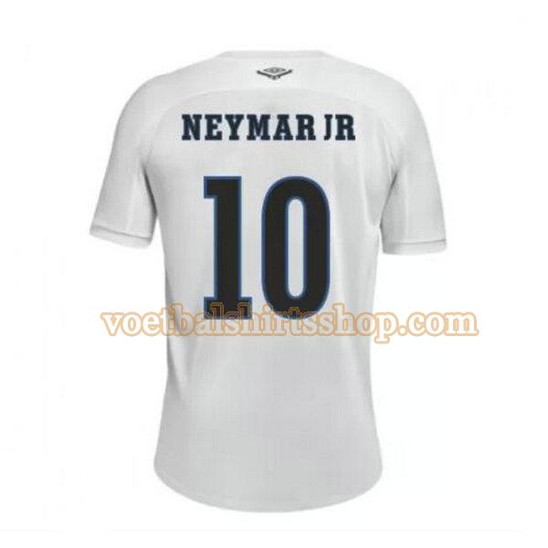 santos fc voetbalshirt neymar jr 10 thuis 2020-2021 mannen wit