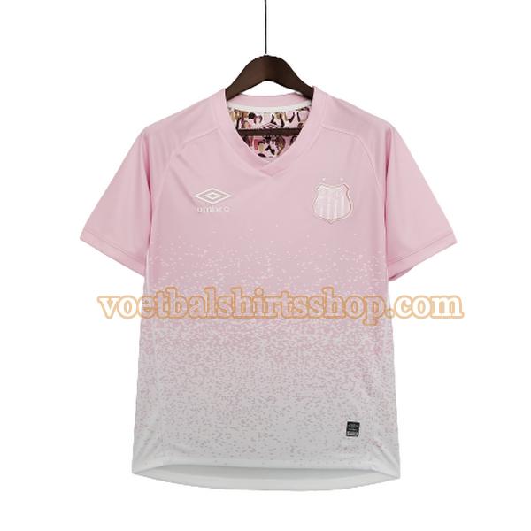 santos fc voetbalshirt special edition 2021 2022 mannen roze
