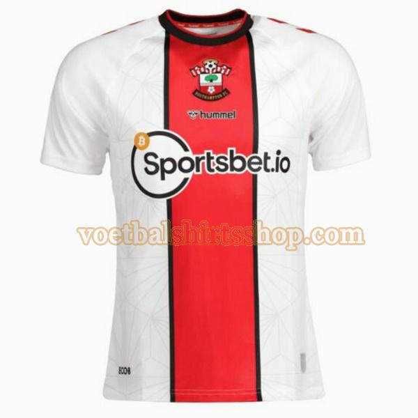 southampton voetbalshirt thuis 2022 2023 mannen thailand wit rood
