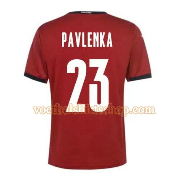 tsjechische republiek voetbalshirt pavlenka 23 thuis 2020 mannen