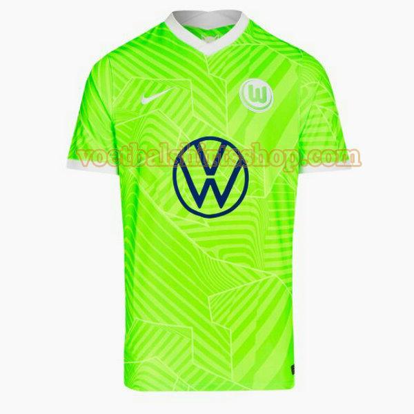 vfl wolfsburg voetbalshirt priemra equipacion 2021 2022 mannen groen
