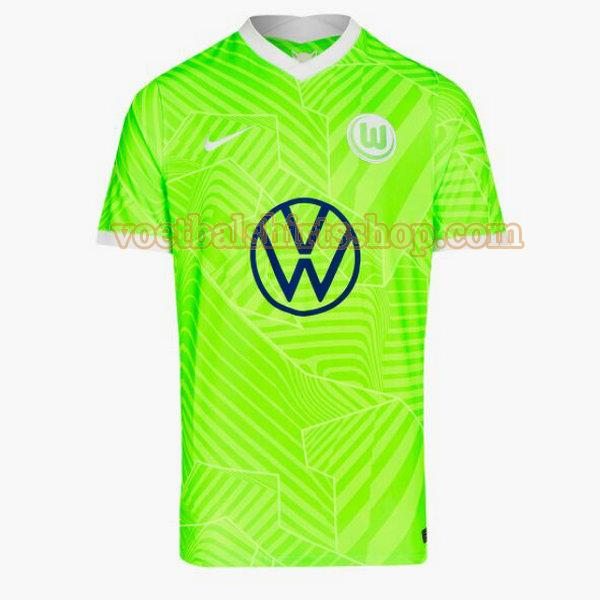 vfl wolfsburg voetbalshirt thuis 2021 2022 mannen thailand groen