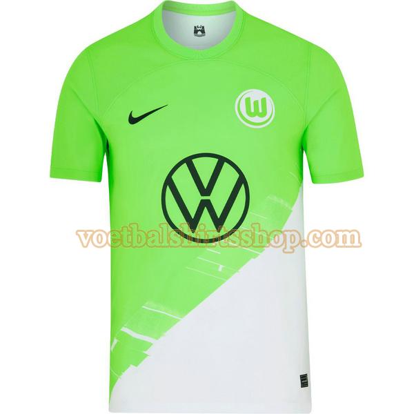 vfl wolfsburg voetbalshirt thuis 2023 2024 mannen groen