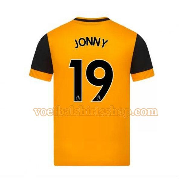 wolves voetbalshirt jonny 19 thuis 2020-2021 mannen geel