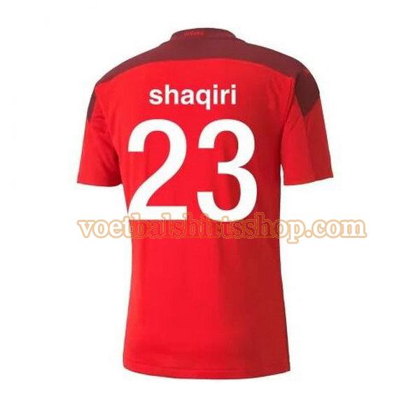 zwitserland voetbalshirt shaqiri 23 thuis 2020-2021 mannen rood